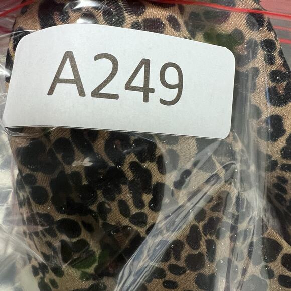 VTG 90s Grunge Leopard Print Fitted Button Up Top Medium Sparkle Whimsigoth - Picture 8 of 8